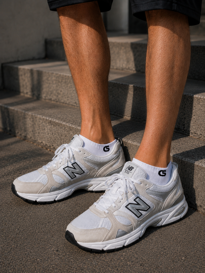 ANKLE SOCKS WHITE