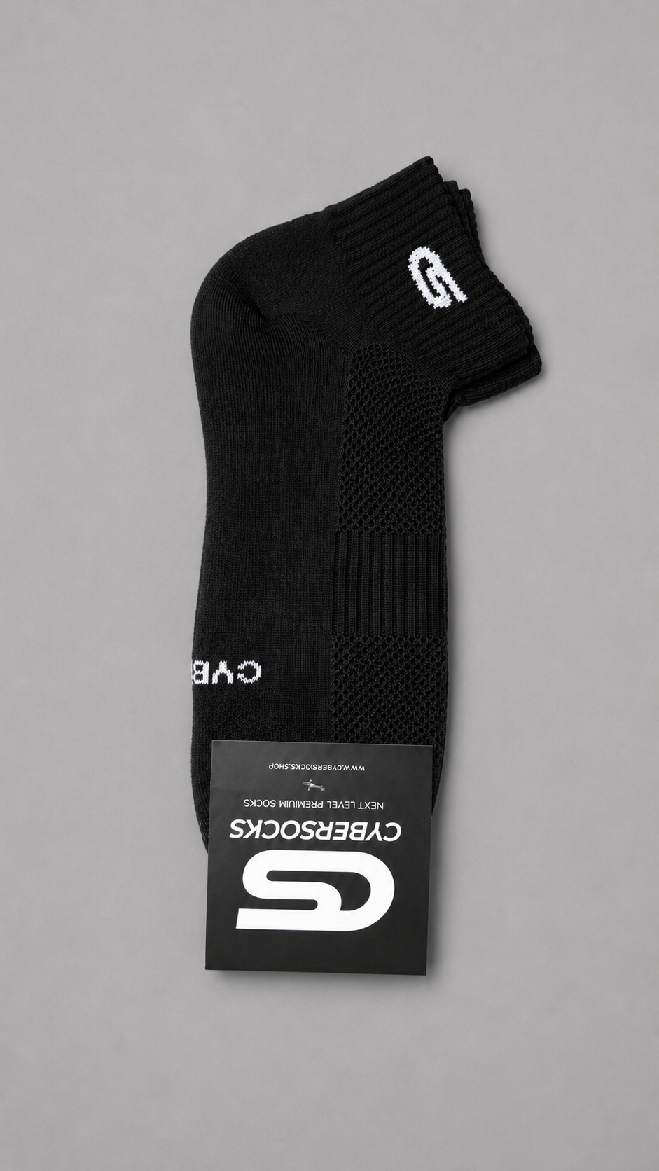 ANKLE SOCKS MESH BLACK