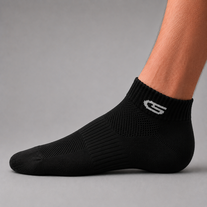 ANKLE SOCKS MESH BLACK