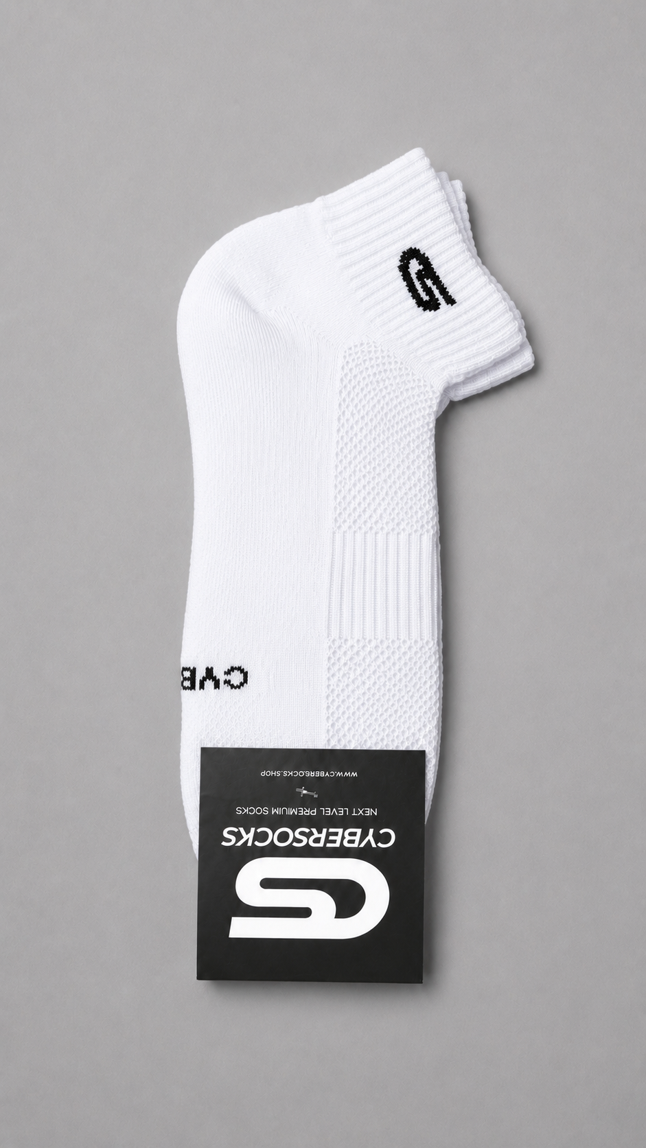 ANKLE SOCKS MESH WHITE
