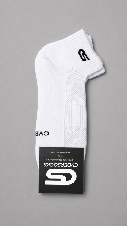 ANKLE SOCKS MESH WHITE